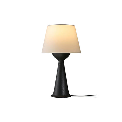 Hourglass Wood Table Lamp