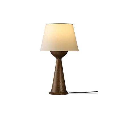 Hourglass Wood Table Lamp