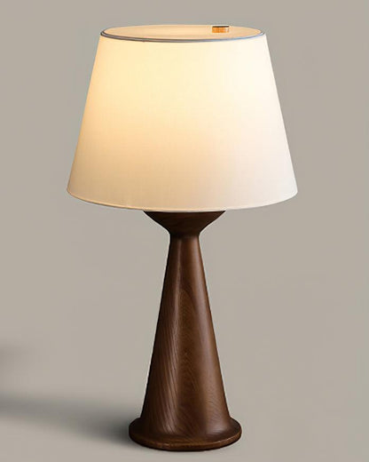 Hourglass Wood Table Lamp