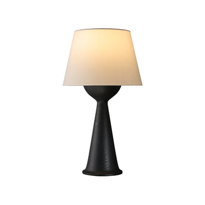 Hourglass Wood Table Lamp