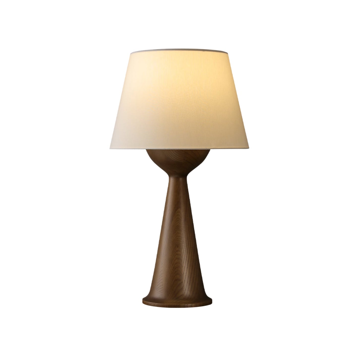 Hourglass Wood Table Lamp