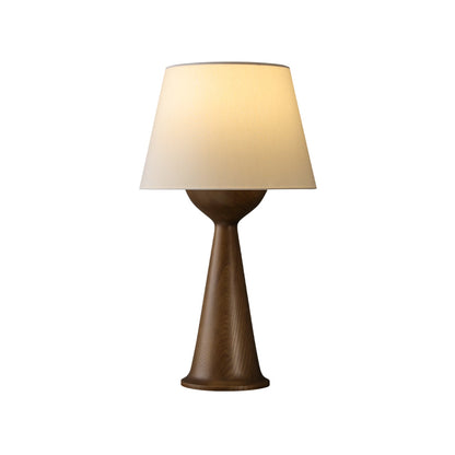 Hourglass Wood Table Lamp