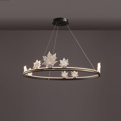 Ion Leaf Chandelier