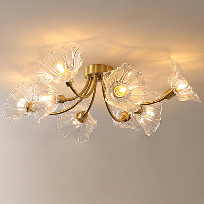 Kalin Flower Glass Ceiling Lamp