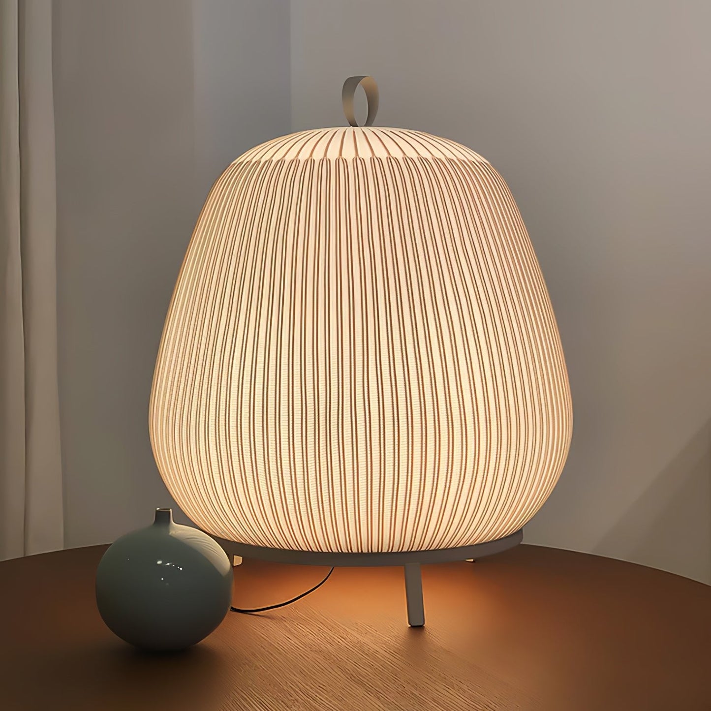 Lantern Knit Table Lamp