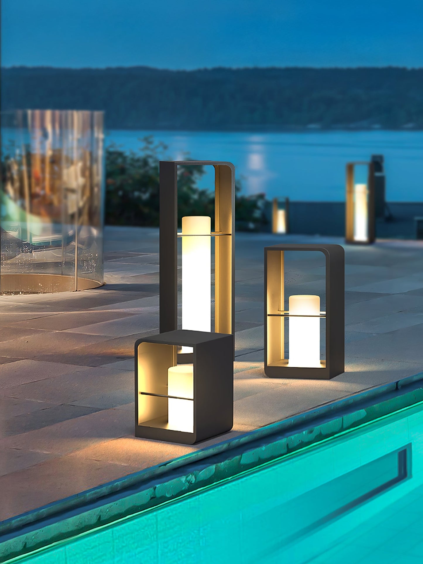 LED Lantern Garden Outdoor Light