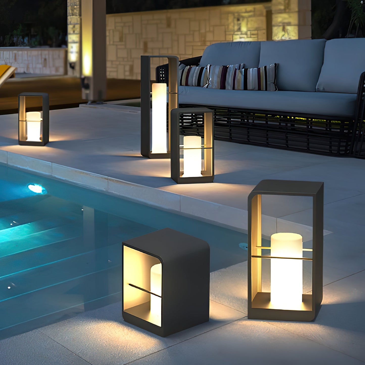 LED Lantern Garden Outdoor Light