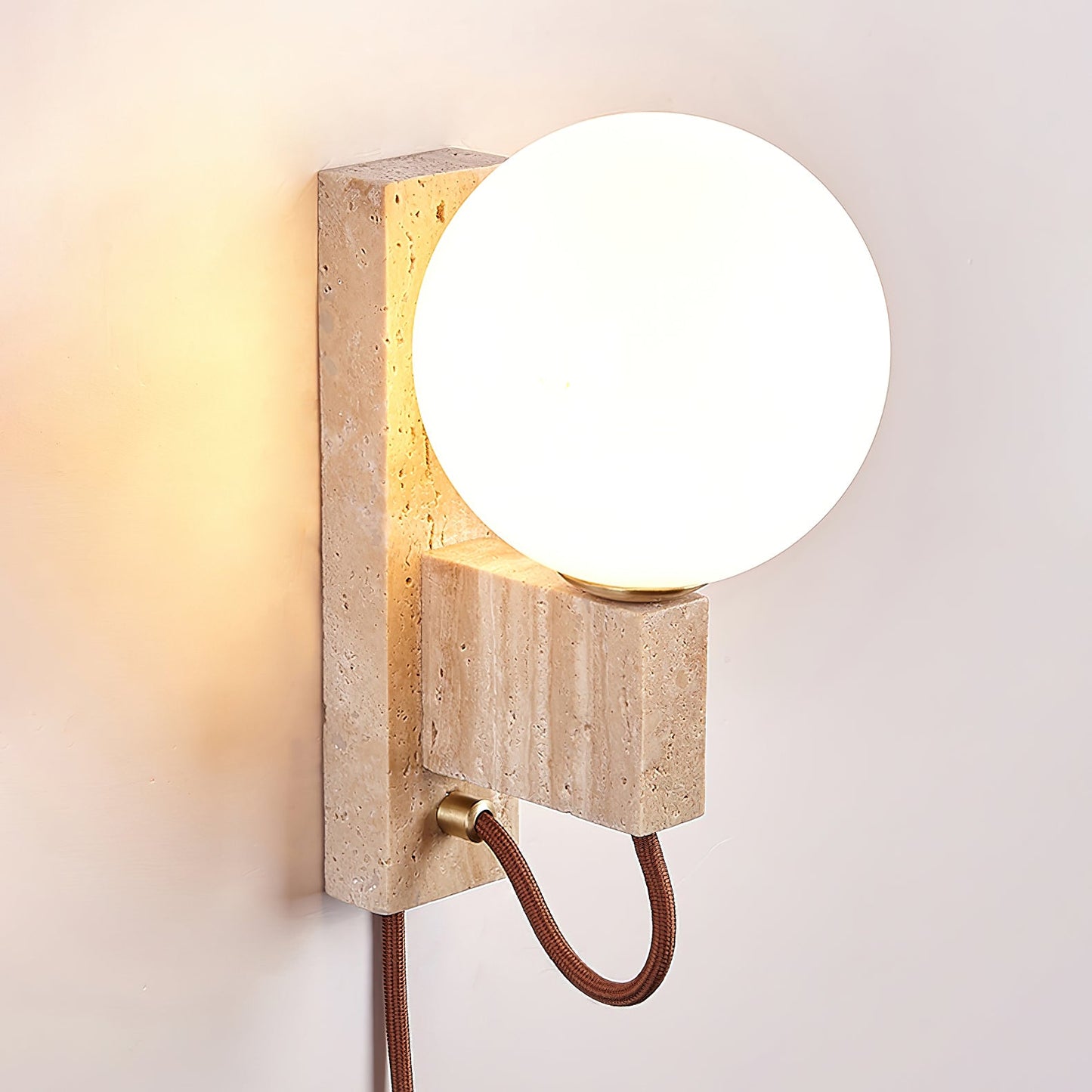 Atlas Globe Wall Sconce