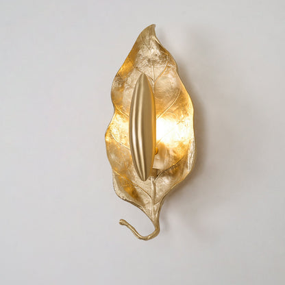 Leaf Brass Wall Lamp