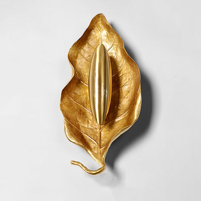 Leaf Brass Wall Lamp