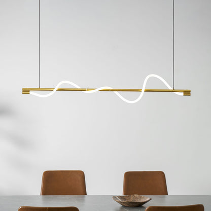 Linear Curve Island Pendant Lamp