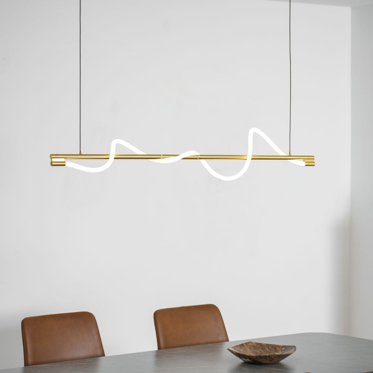 Linear Curve Island Pendant Lamp
