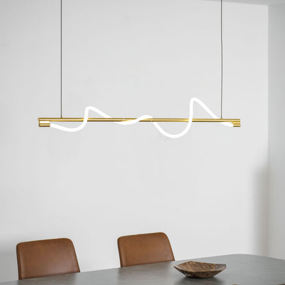 Linear Curve Island Pendant Lamp