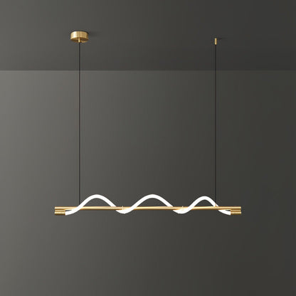 Linear Curve Island Pendant Lamp
