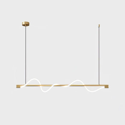 Linear Curve Island Pendant Lamp
