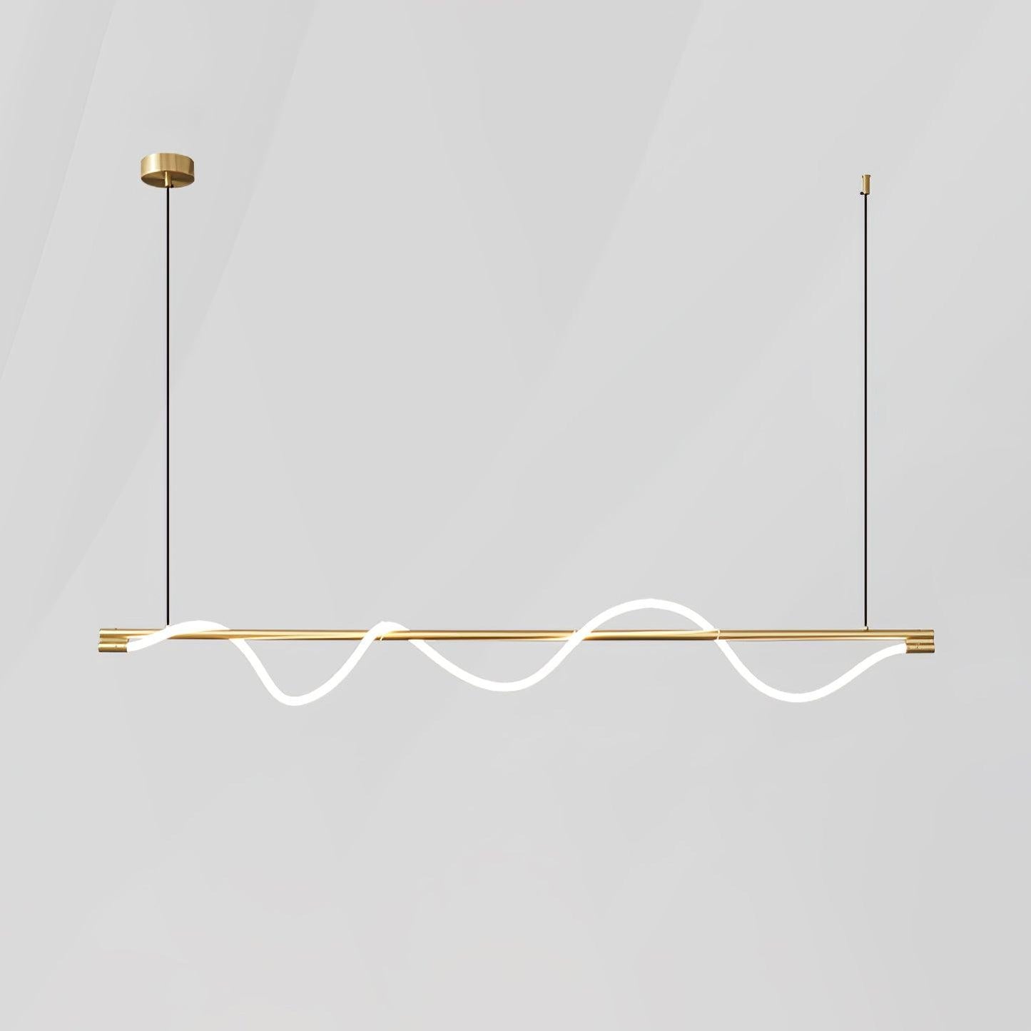 Linear Curve Island Pendant Lamp