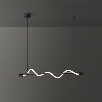 Linear Curve Island Pendant Lamp