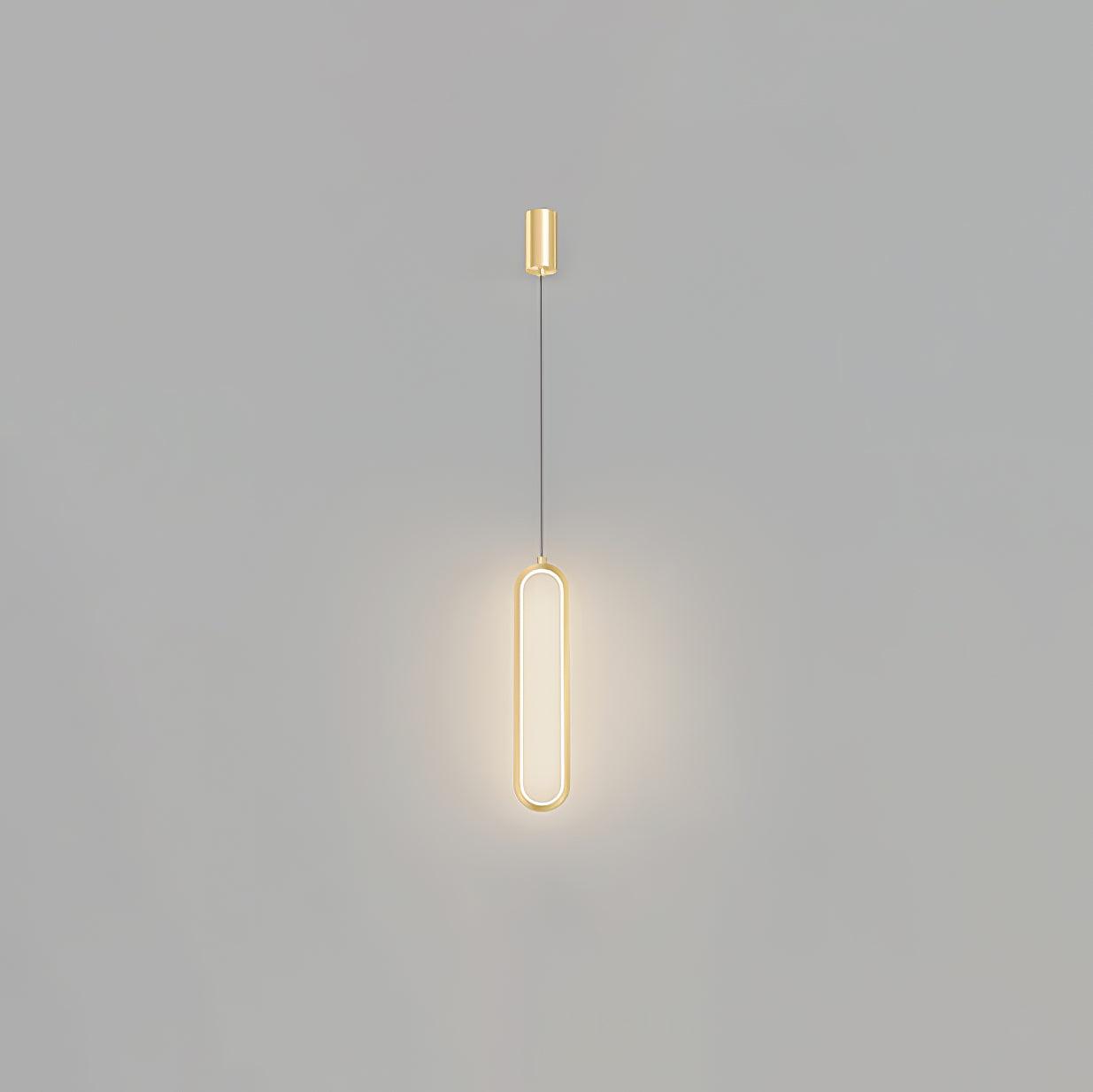 Long Oval LED Pendant Lamp