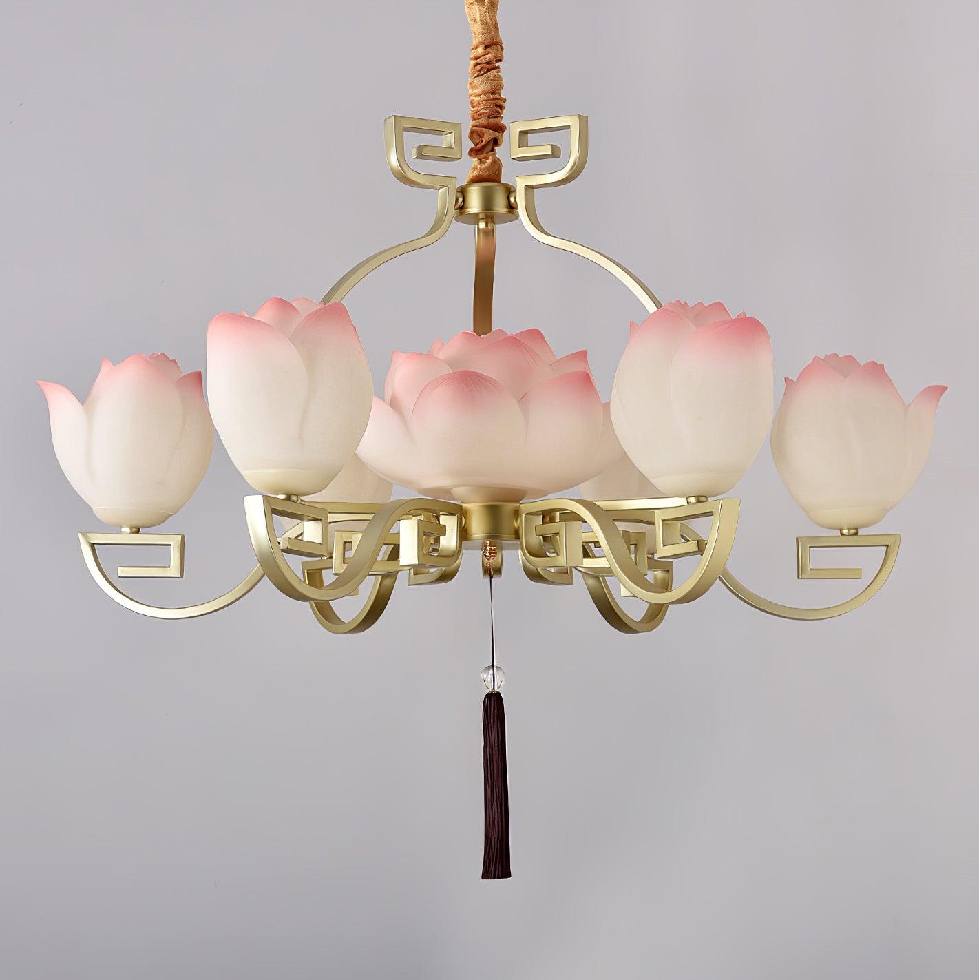 Lotusblüten-Kronleuchter
