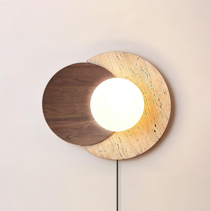 Lunar Eclipse Plug-in Wall Lamp