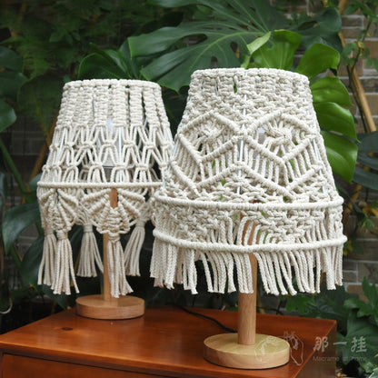 Macrame Table Lamp
