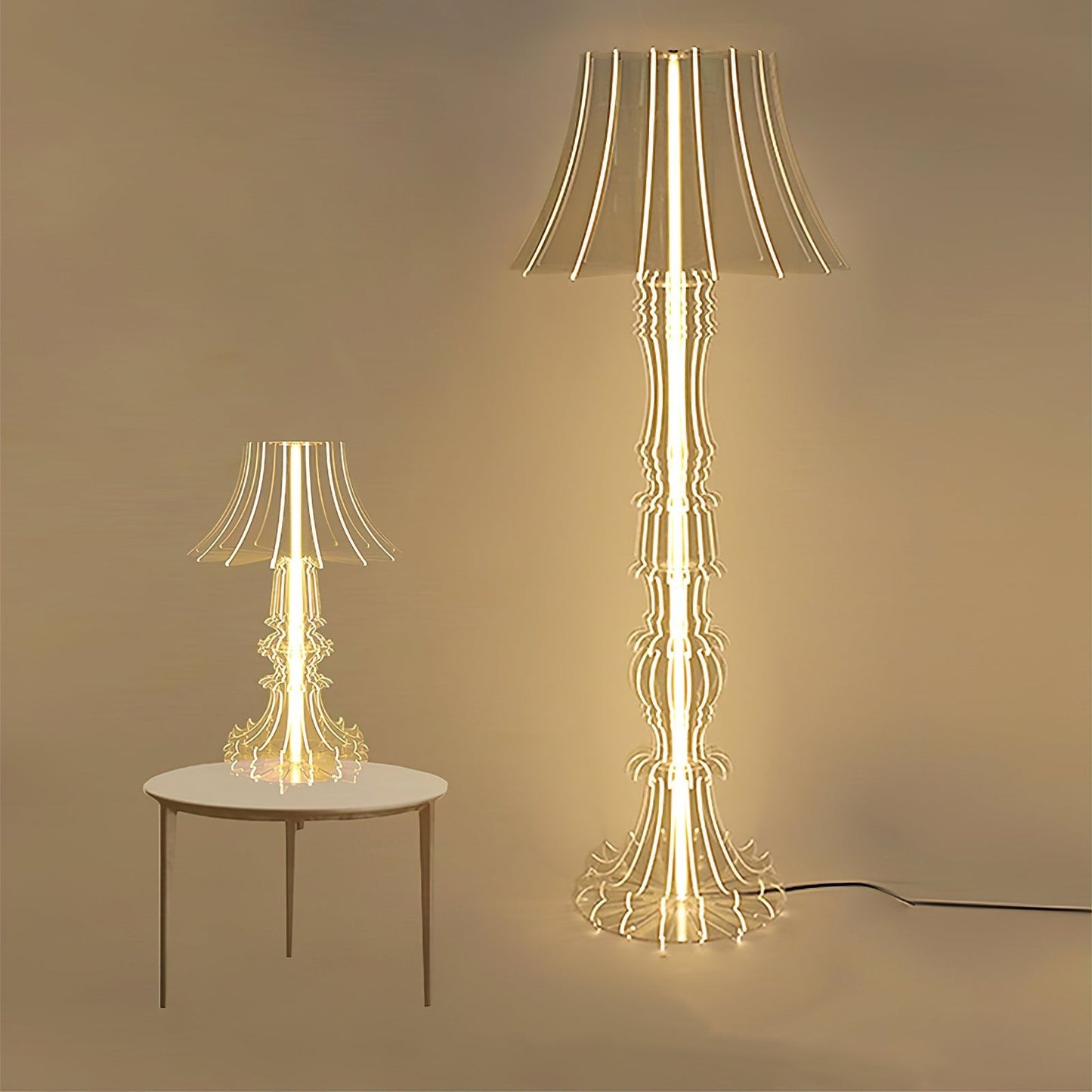 Josephine Table & Floor Lamp