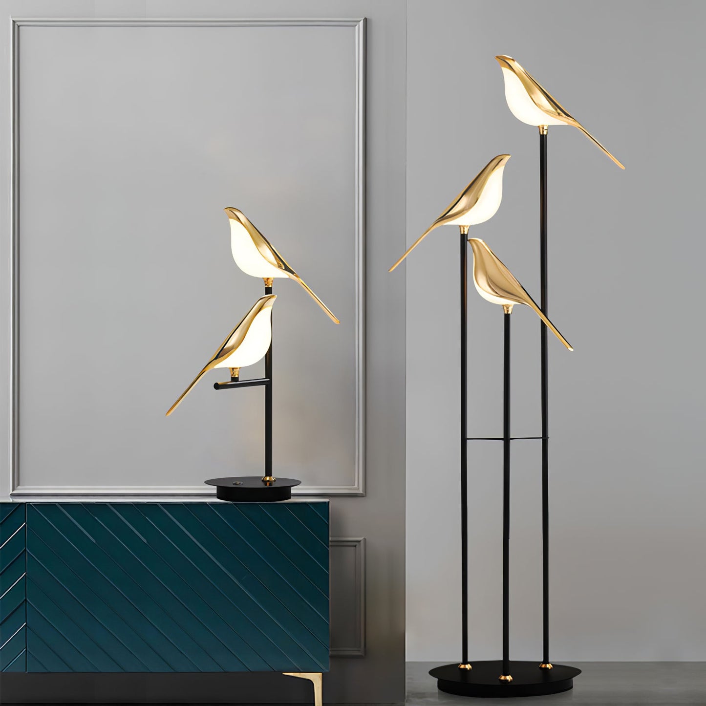 Magpie Perch Table Lamp