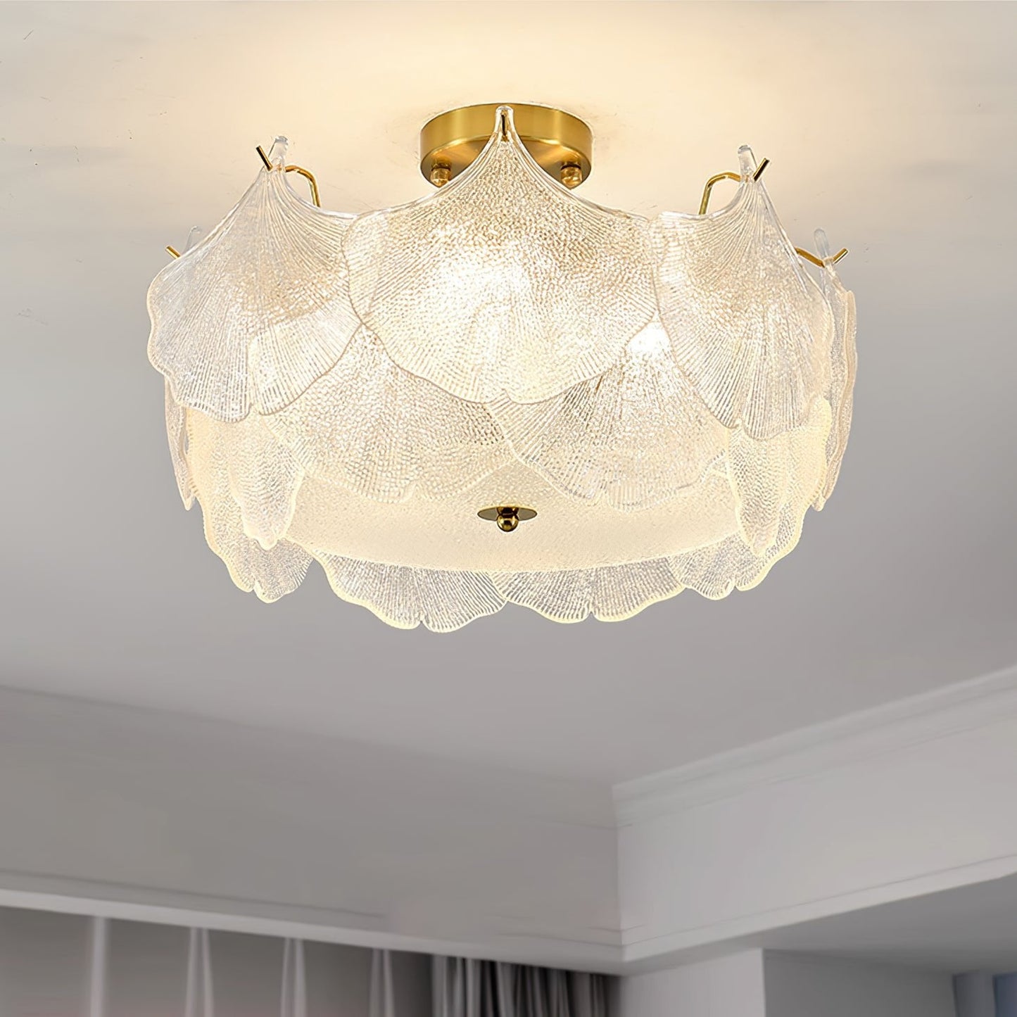 Maple Leaf Cluster Ceiling Light