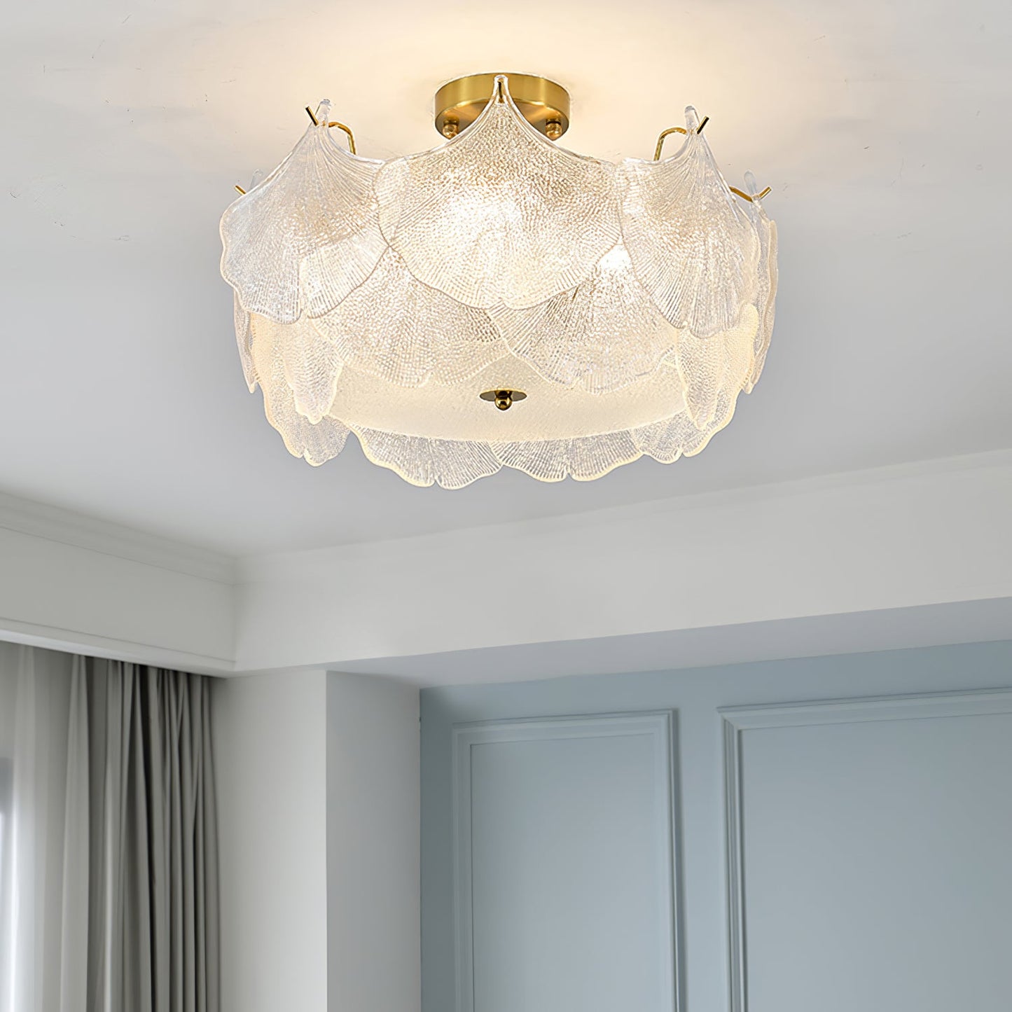 Maple Leaf Cluster Ceiling Light