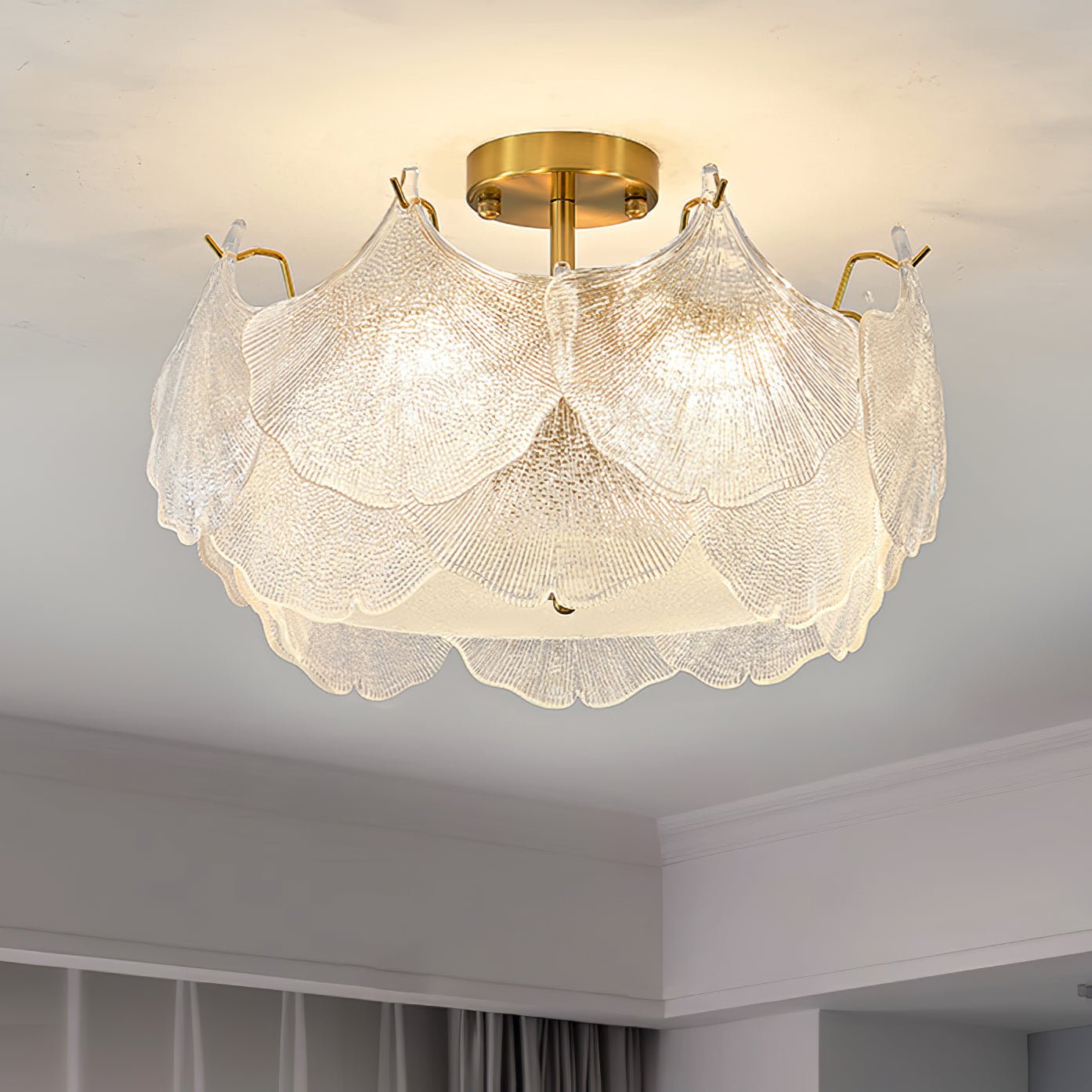 Maple Leaf Cluster Ceiling Light