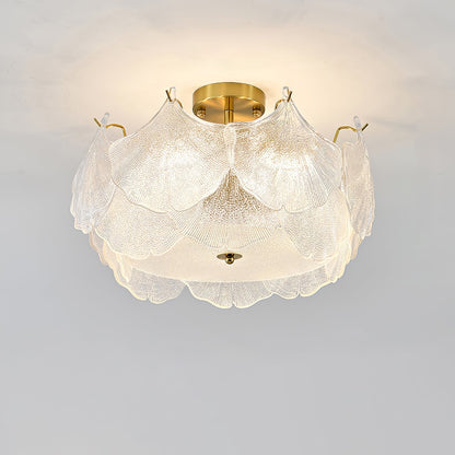 Maple Leaf Cluster Ceiling Light