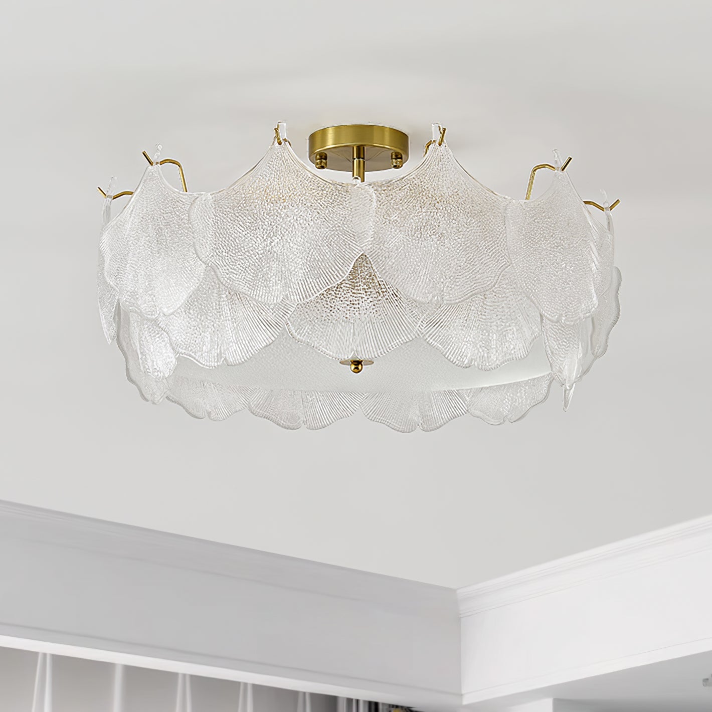 Maple Leaf Cluster Ceiling Light