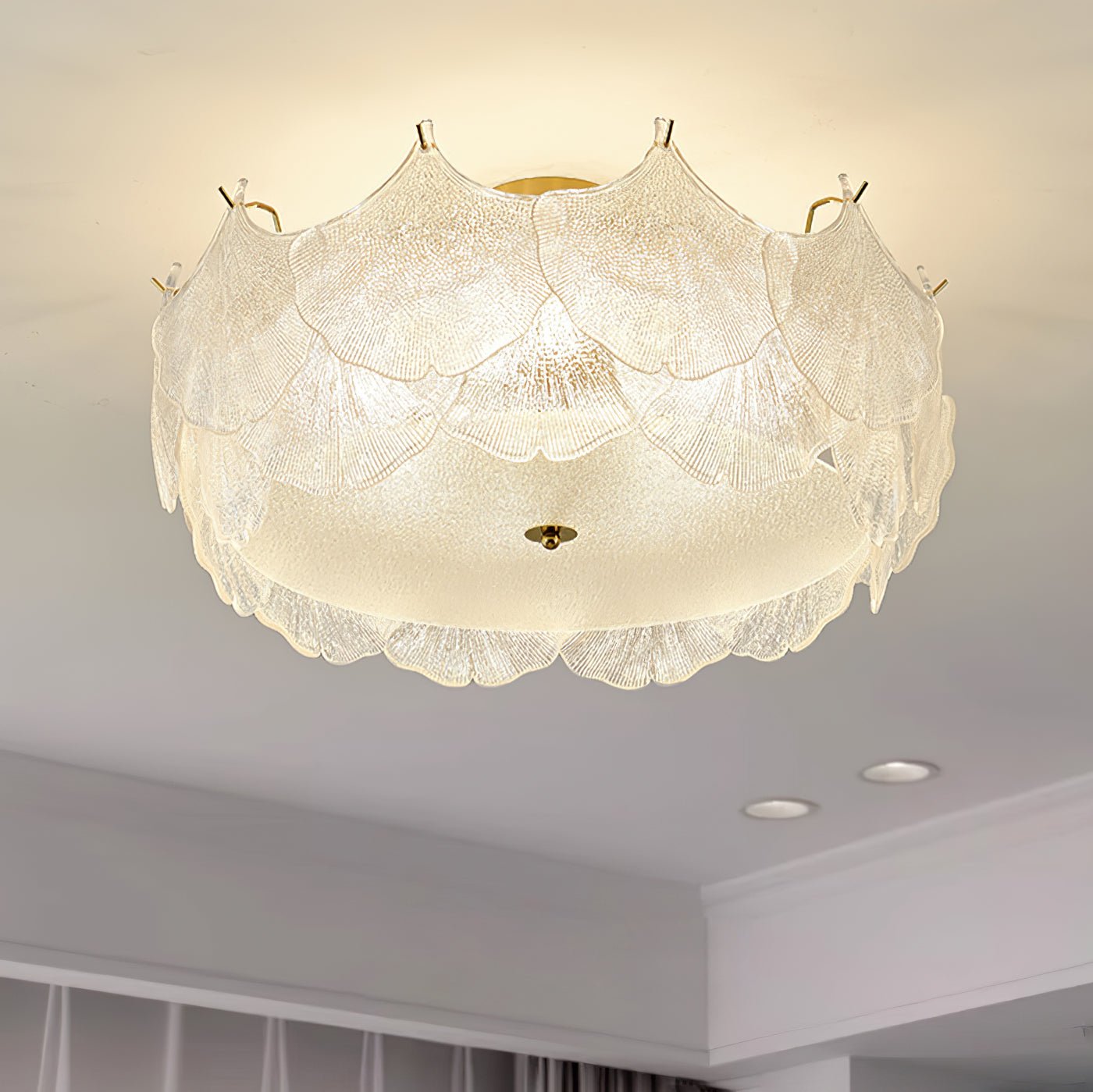 Maple Leaf Cluster Ceiling Light