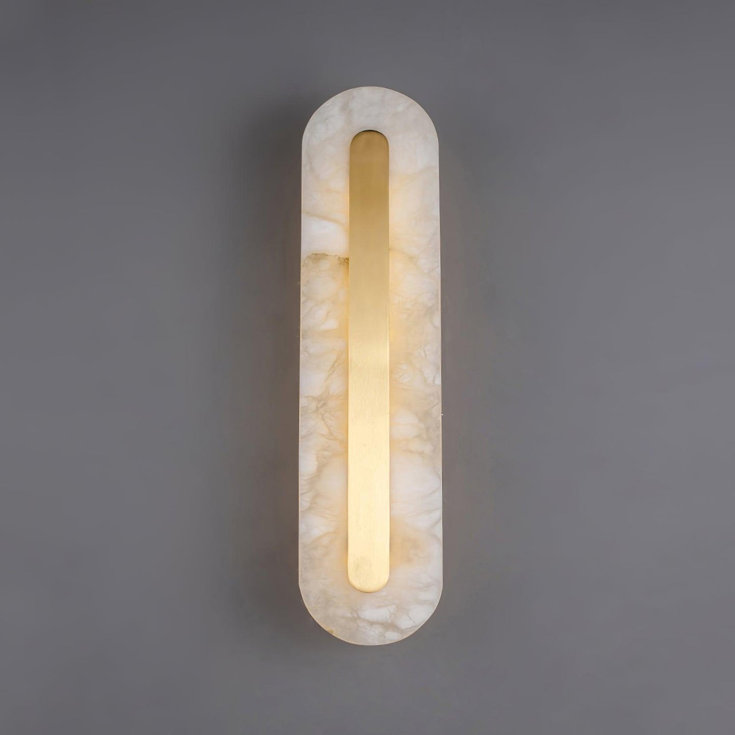 Alabaster Rounded Wall Light