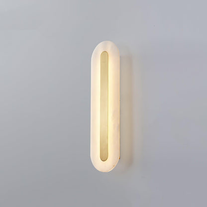 مصباح حائط مستدير من المرمر
