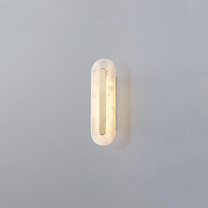 Alabaster Rounded Wall Light