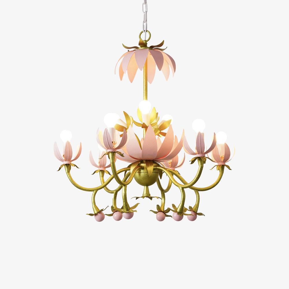 Mardi Gras Blossom Chandelier