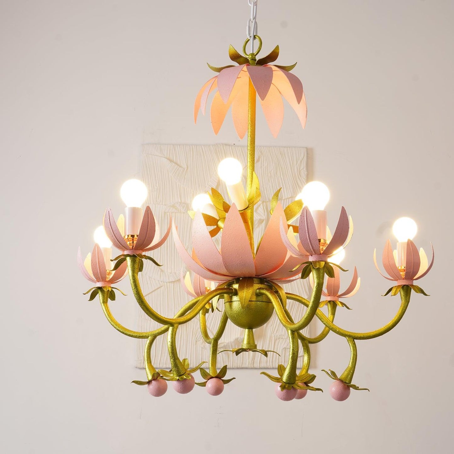 Mardi Gras Blossom Chandelier