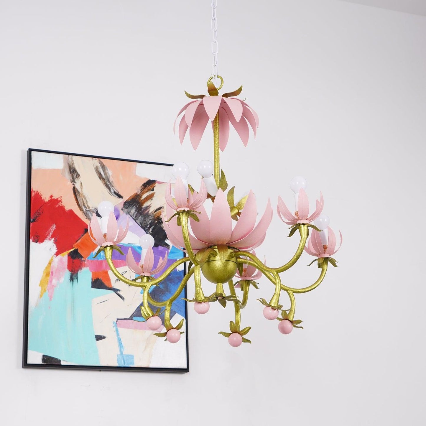 Mardi Gras Blossom Chandelier