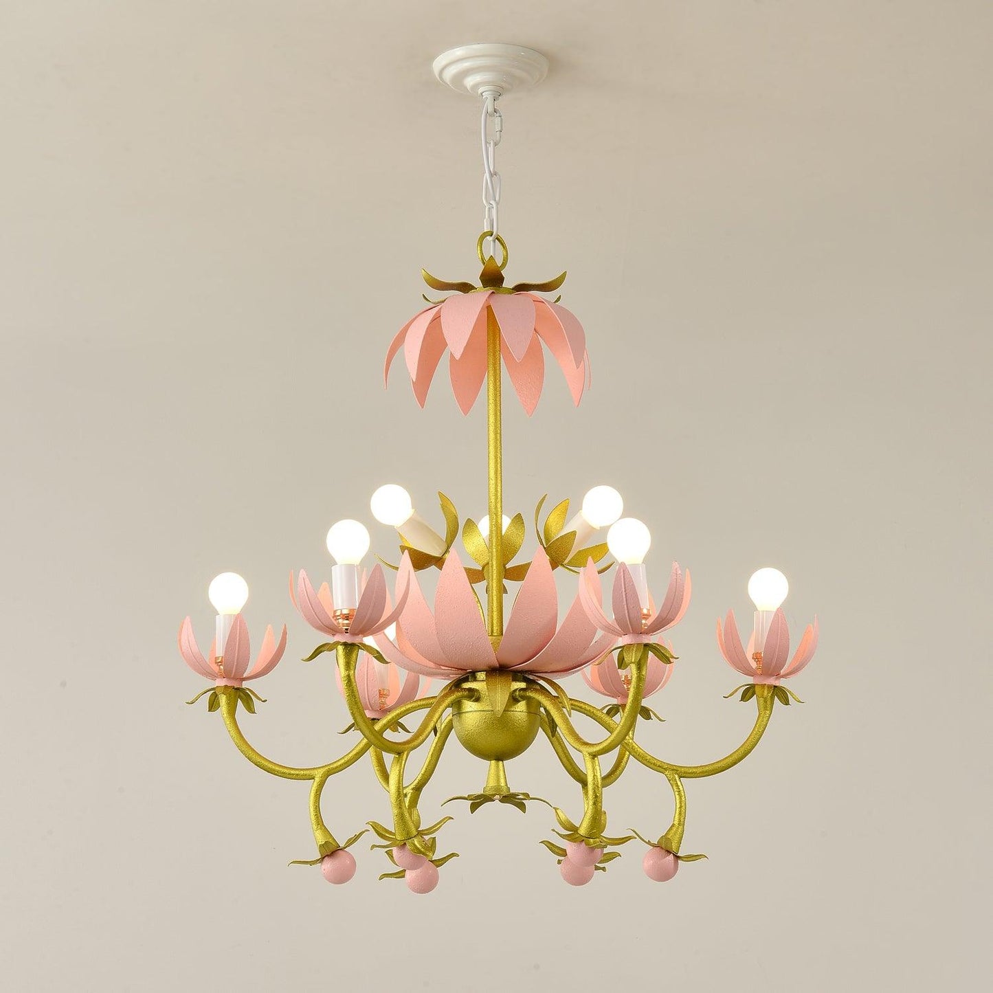 Mardi Gras Blossom Chandelier