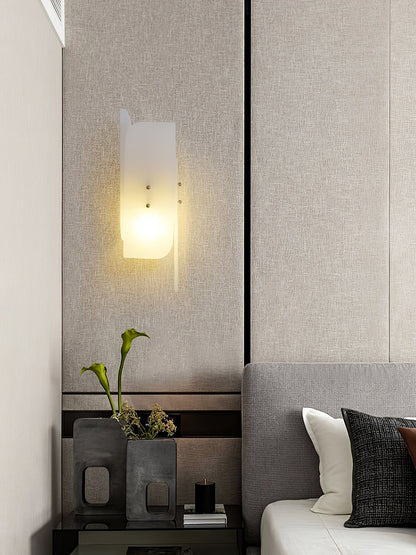 Megalith Alabaster Wall Light