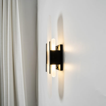 Melange Elongated Alabaster Wall Lamp