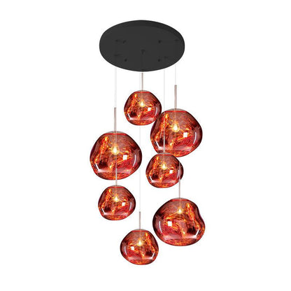 Multi Lava Round Pendant Lamp