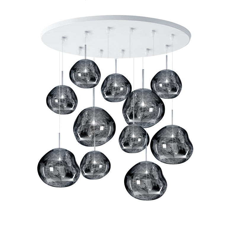 Multi Lava Round Pendant Lamp