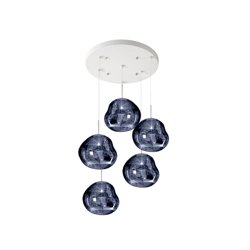 Multi Lava Round Pendant Lamp