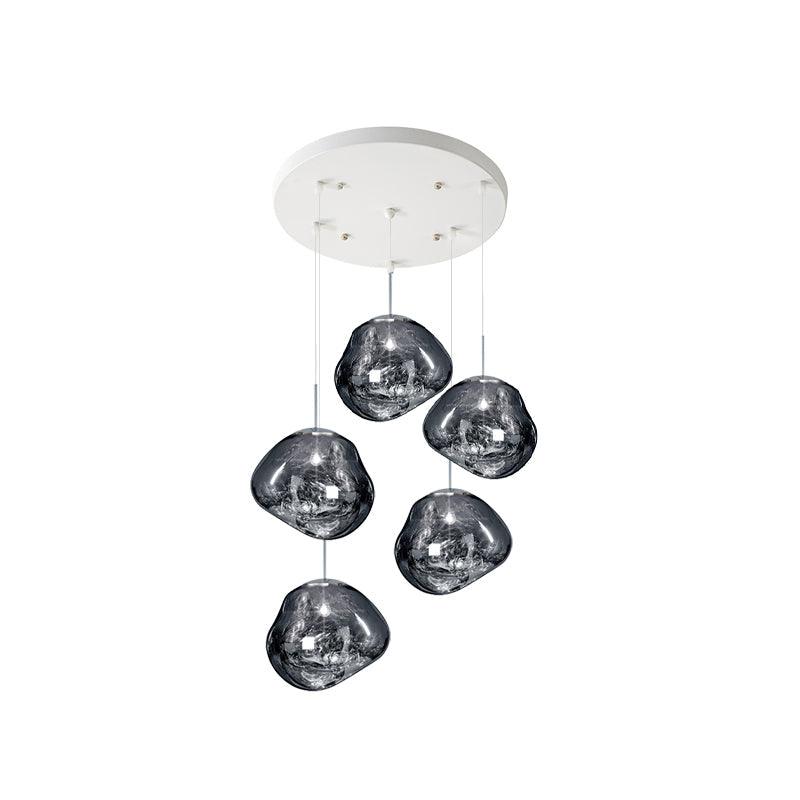 Multi Lava Round Pendant Lamp