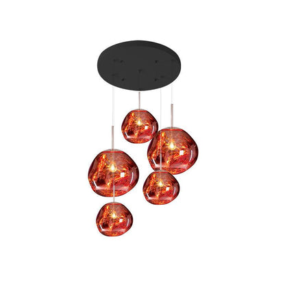 Multi Lava Round Pendant Lamp