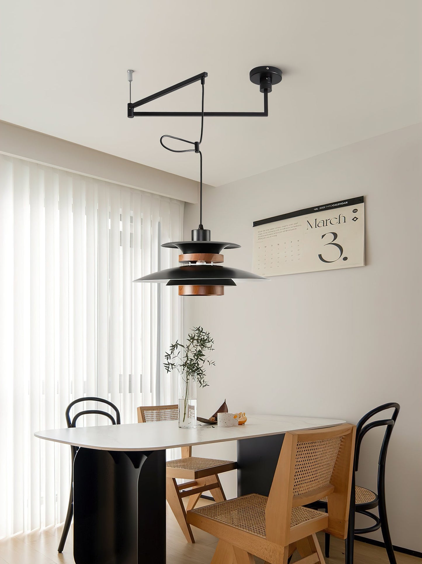 Mercero Swing Arm Pendant Lamp