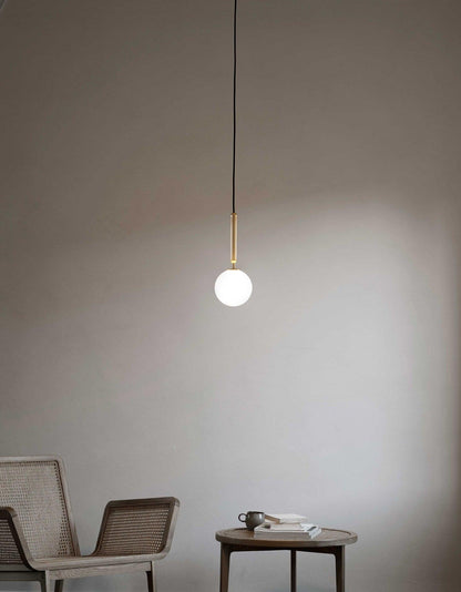 Scandiluxe Brass Pendant Swag Light