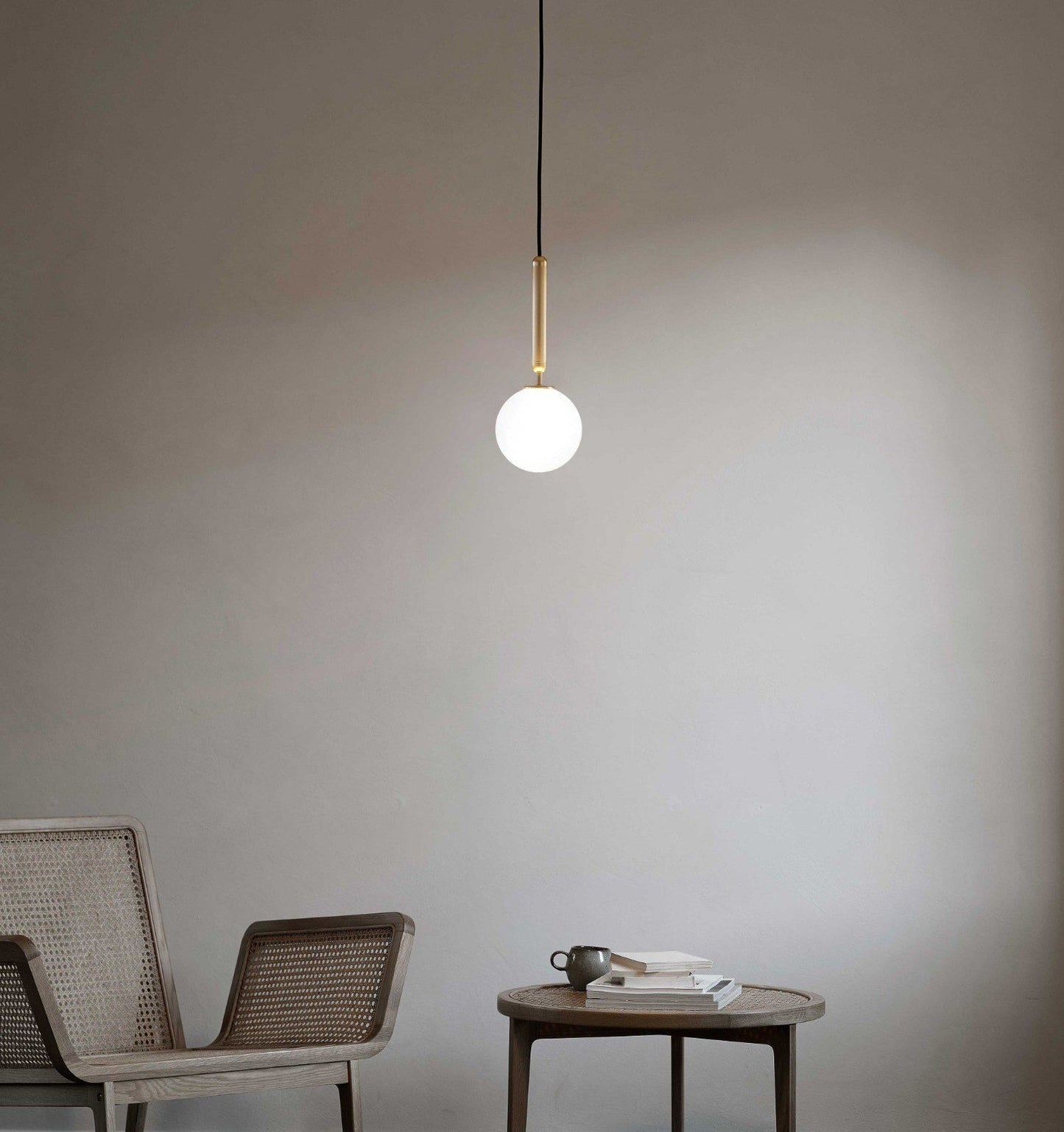 Scandiluxe Brass Pendant Swag Light